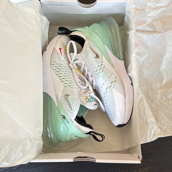 Nike Women’s Air Max 270 White Mint - Picture 11 of 14